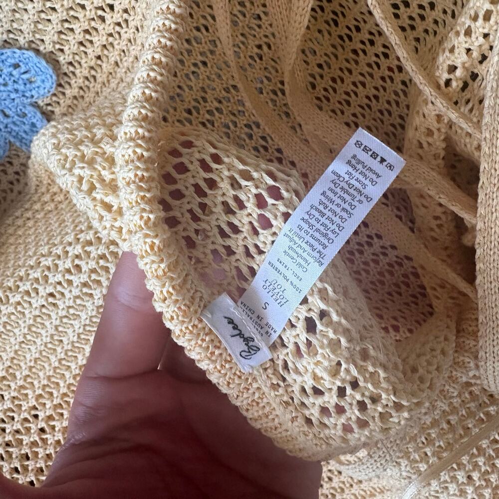 Bydee NAMMOS CROCHET MINI DRESS IN ZESTI - Picture 8 of 8